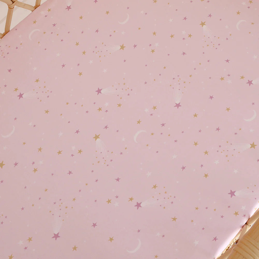 Twinkle Organic Bassinet Sheet / Change Pad Cover