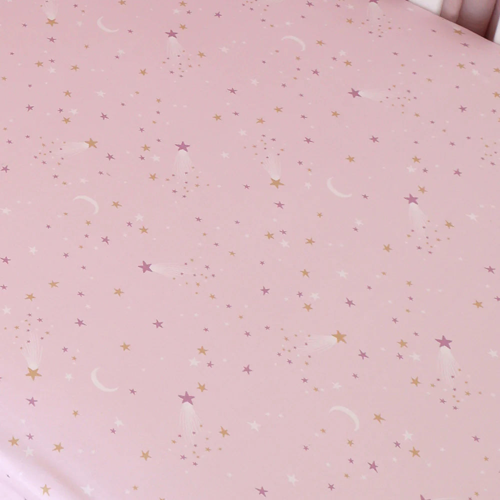 Twinkle Organic Fitted Cot Sheet