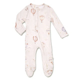 Sweet Swallows Organic Snugglesuit Convertible Romper with Frill
