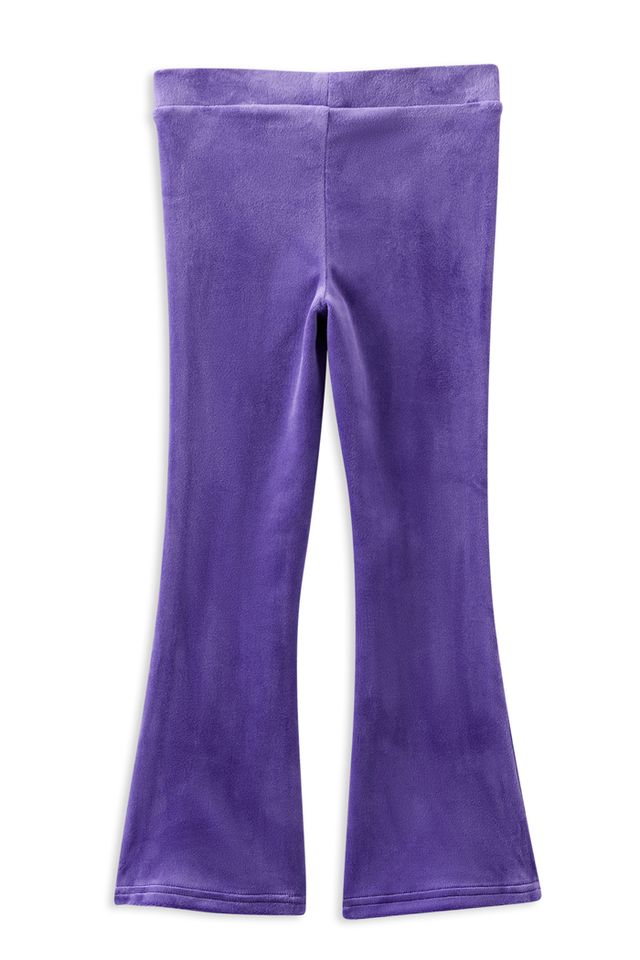 Violet Velour Flares