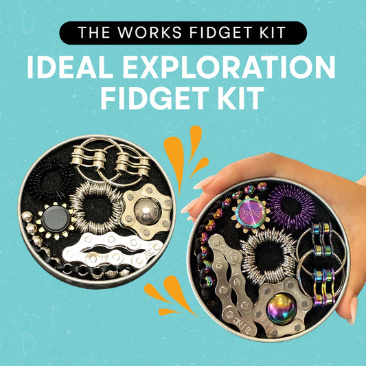 The Works Fidget Kit - Silver