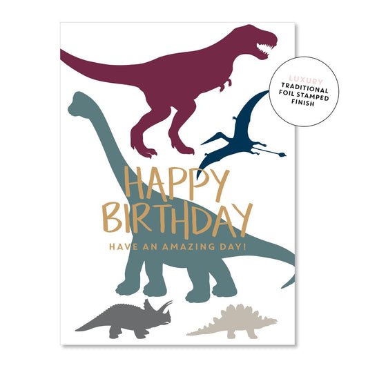 Birthday Dinosaurs Card