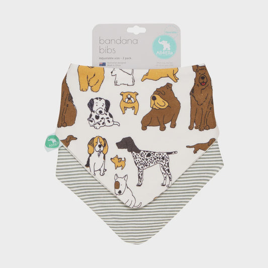 Bandana Bibs 2pk - Dog Breed