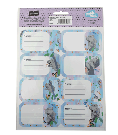 Book Labels - Koala Daydream