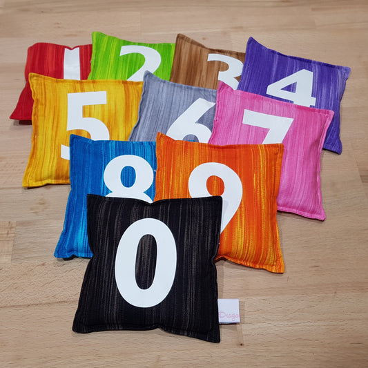 Number Bean Bag set