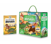Travel, Learn and Explore Puzzle and Book Set - DINOSAURS