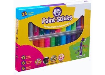 Little Brian Paint Sticks - Assorted 24pk