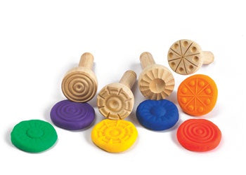 Wooden Dough Stampers 4s