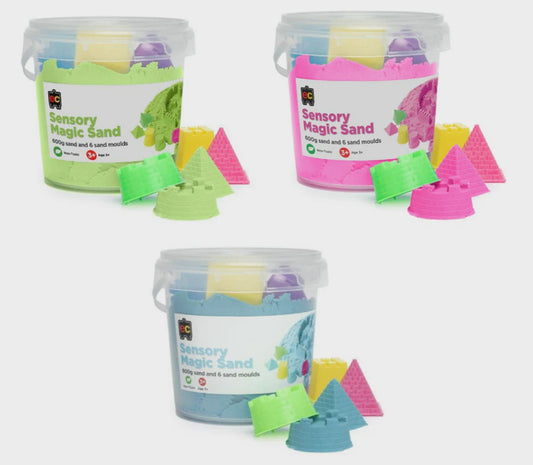 Sensory Magic Sand with moulds 600g