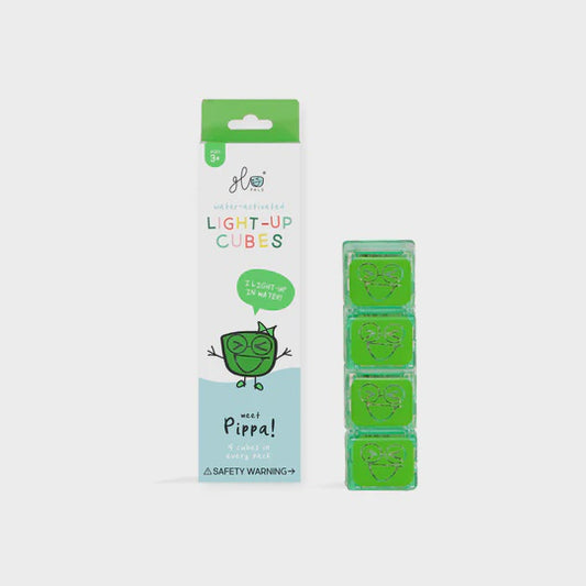 Glo Pals - Light Up Glo Cubes - Pippa Green
