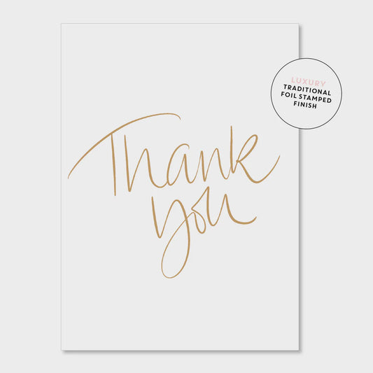 Thank you Script Card