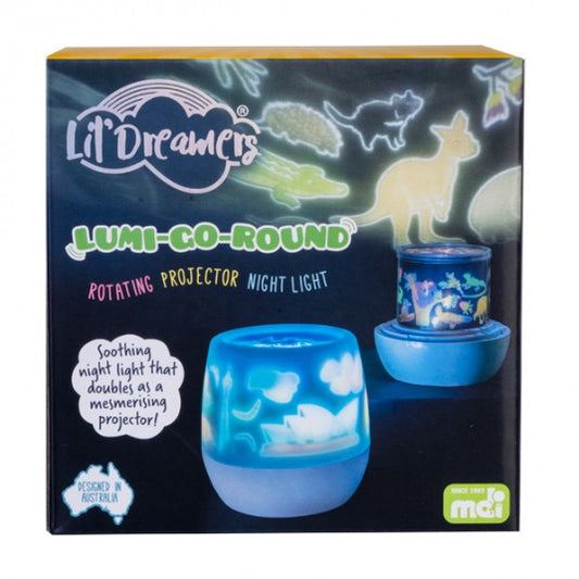 Rotating LED Projector Night Light - Australiana
