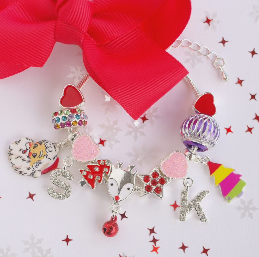 Merry Little Christmas Charm Bracelet