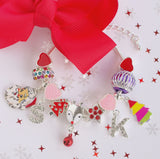 Merry Little Christmas Charm Bracelet