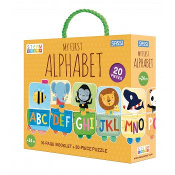 Sassi My First ABC Puzzle and Book Set