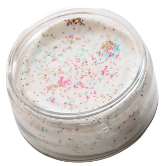 Fairy Dust White playdough with glitter.