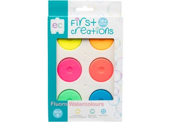 Fluoro Watercolours set of 6