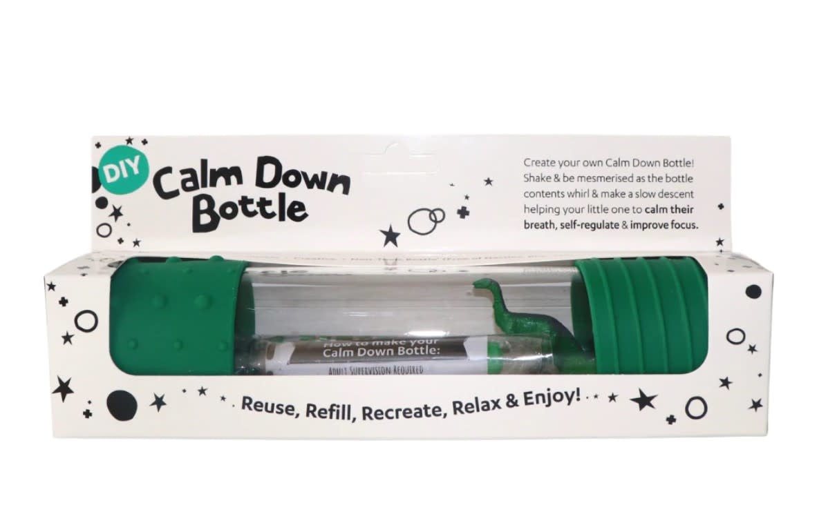 DIY Calm Down Bottle - Dinosaur