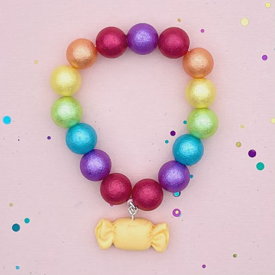 Beaded Bracelet - Lollipop