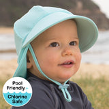 Swim Legionnaire Flap Beach Hat - Aqua