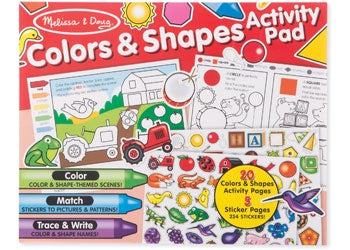 Colours & Shapes Activity Pad