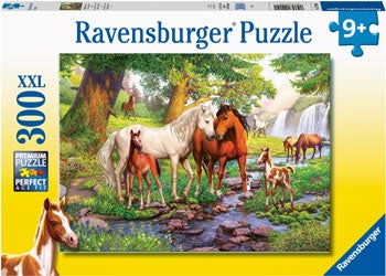 Horses by the Stream Puzzle - 300 piece
