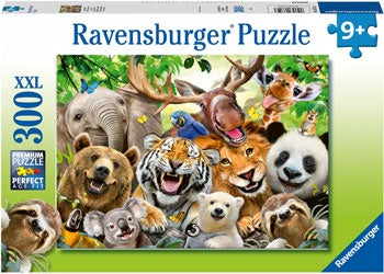 Wild Animal Selfie Puzzle - 300 piece