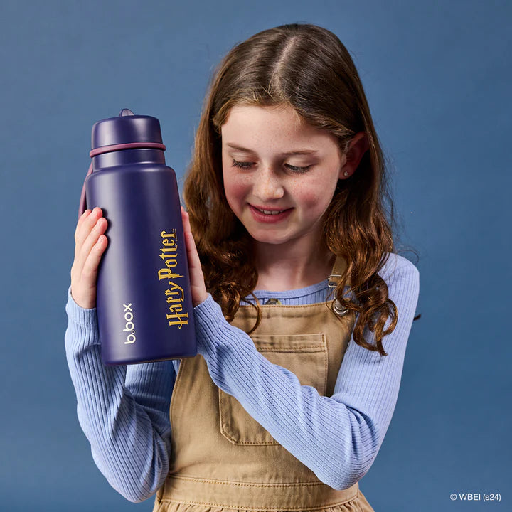 B.box 1L Insulated Flip Top Bottle - Harry Potter