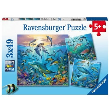 Ocean Life Puzzle 3x49pc