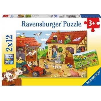 Working on the Farm Puzzle 2x12pc