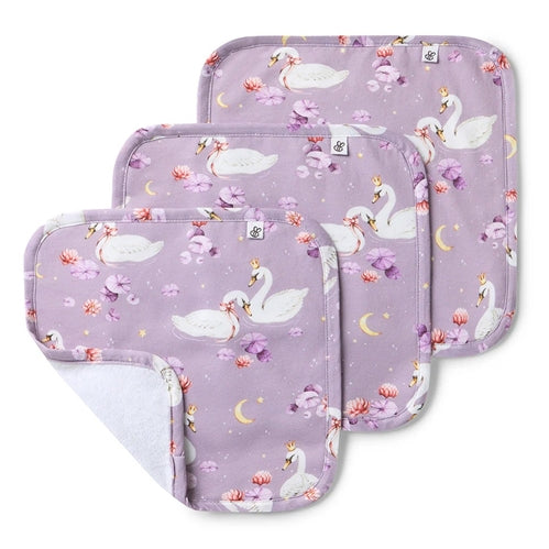 Swan Lake Organic Wash Cloth - 3pk