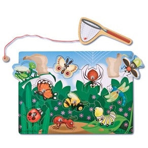 Magnetic Bug Catching Game