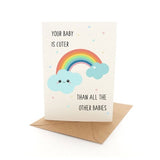 Cute Baby Greeting Card