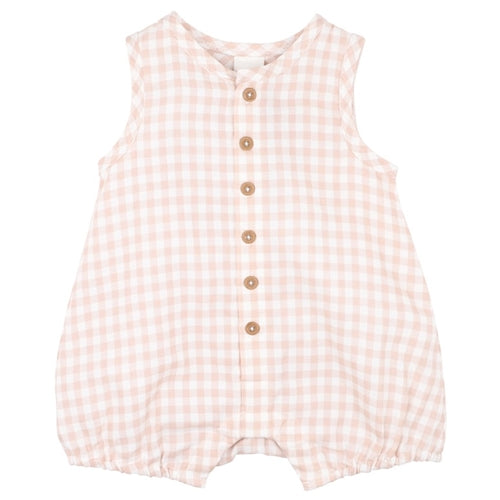 Morgan Gingham Romper