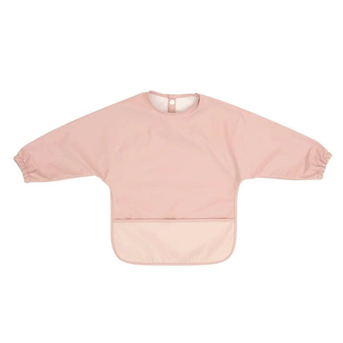 Recycled Long Sleeve Bib - Two-tone Pink