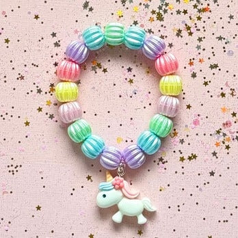 Beaded Bracelet - Bella Unicorn