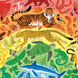 Crocodile Creek Rainbow Puzzle 100 pc - Animals