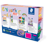 Staedtler 60 Piece Colouring Set with 64 Page Magical Adventures Colouring Book