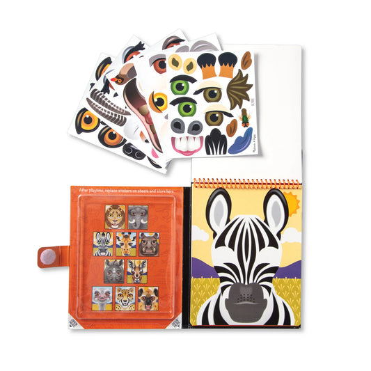 On the go - Reusable Stickers - Safari