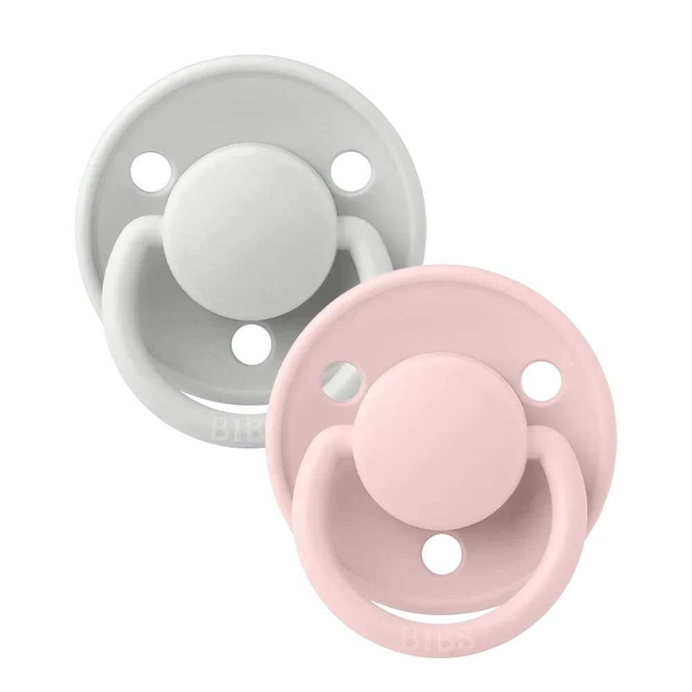 BIBS Dummies De Lux - Silicone - Haze/Blossom