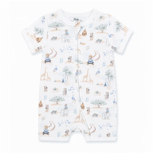 BRADY Organic SS Zip Romper
