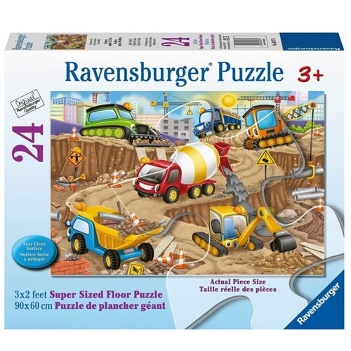 Construction Fun Floor Puzzle 24 piece