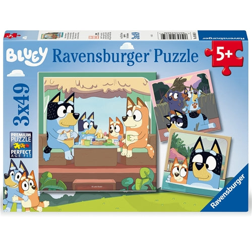 Bluey Adventures!Puzzle 3x49 piece