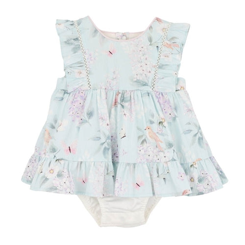MADELYN Print Overlay Dress