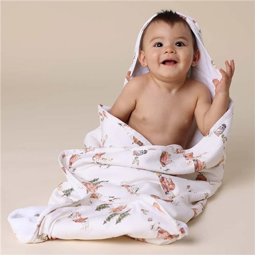 Bears Organic Hooded Baby Towel