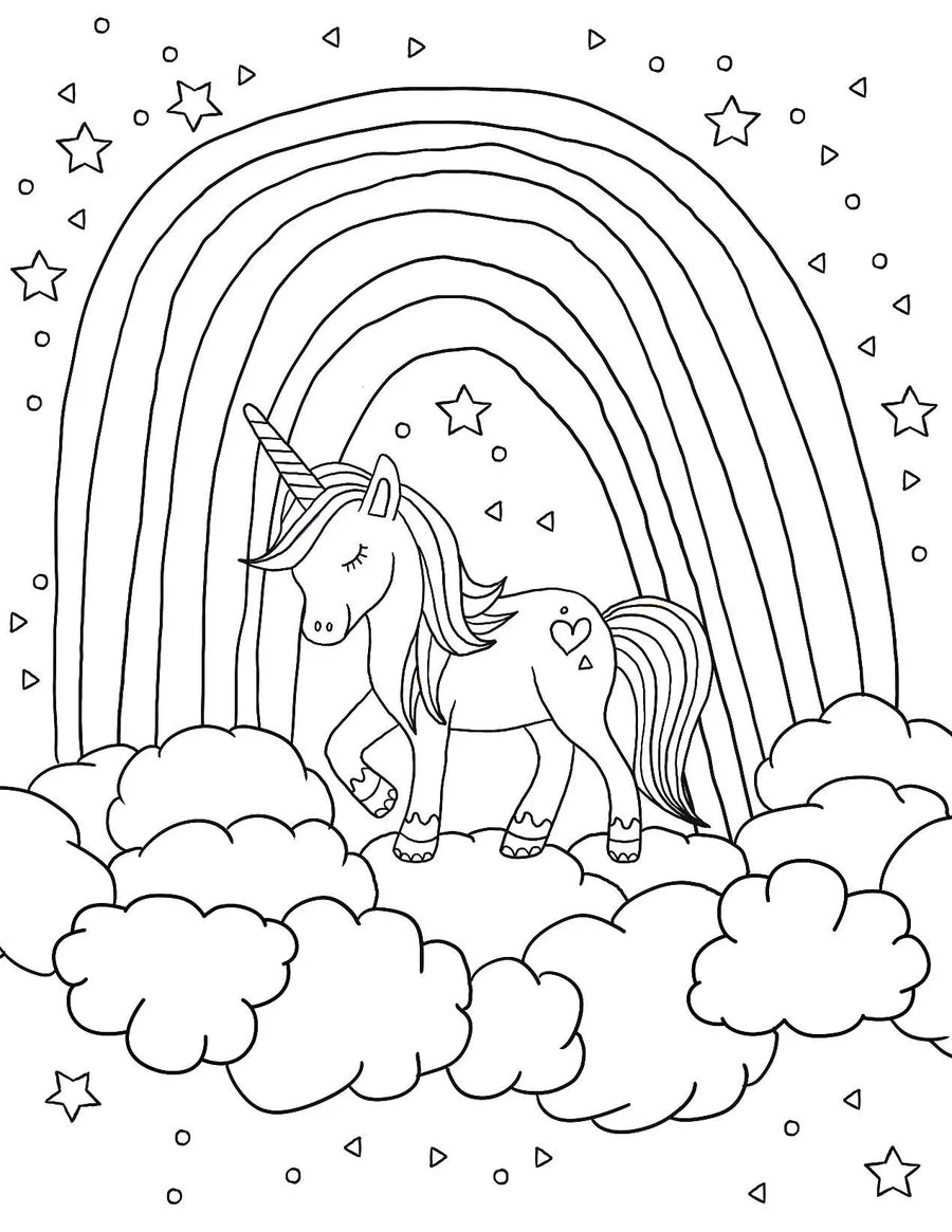 Enchanted Gem Sticker Colouring Book