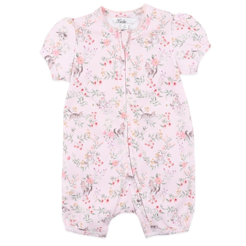 WILLA Organic SS Zip Romper