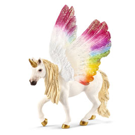 Winged rainbow unicorn