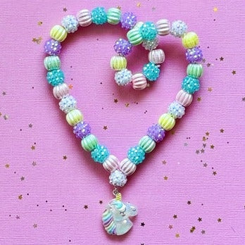 Beaded Necklace - Unicorn