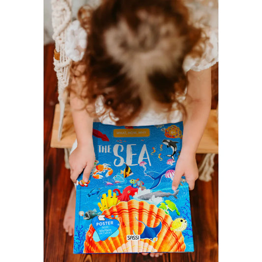 Sassi What How Why The Sea Book and Poster